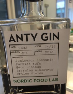 Anty gin: a novel food?