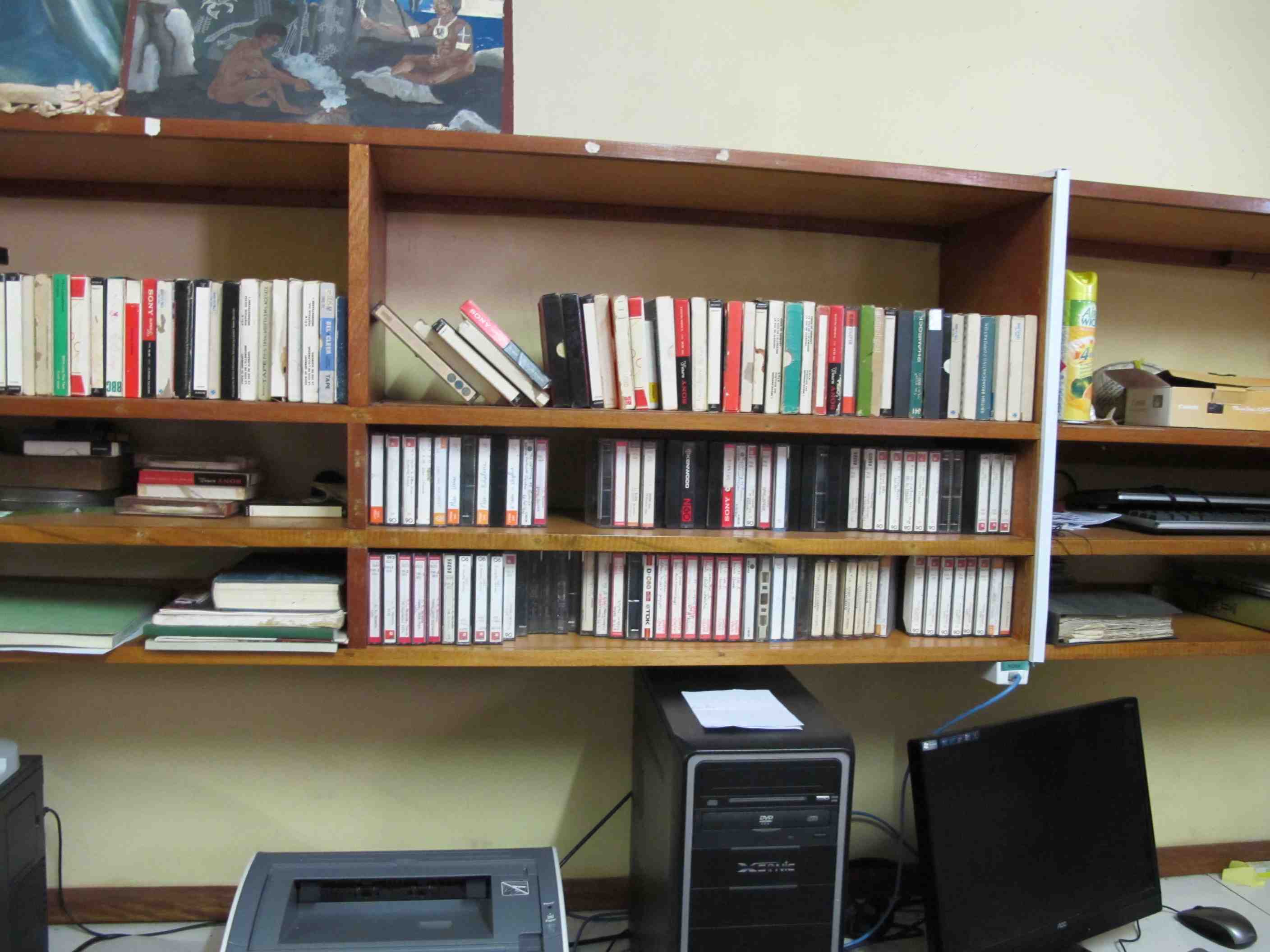 Tapes in the Solomon Islands Museum in Honiara